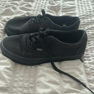 Vans Black Canvas Shoes